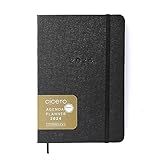 Agenda Planner Ciceros 2024 Clássica Diária 14X21 Preta Cicero