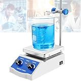 Agitador Magnético Capacidade De Agitação De 1000ml Com Haste De Agitação E Estrutura De Suporte 100 1600 Rpm Agitador De Placa De Aquecimento Magnético Adequado Para Laboratório