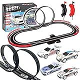 AGM MASETCH Conjunto De Pista De Corrida De Carros Slot Com 4 Carros Slot Exclusivos Pista De Carro A Bateria Ou Elétrica Brinquedos De Presente Para Meninos E Meninas De 4 A 12 Anos
