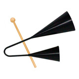 Agogo Duplo Preto Liverpool Com Batedor 11446