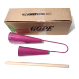 Agogô Duplo Profissional Com Baqueta Selfie Rosa Gope