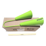 Agogô Gope Duplo Com Baqueta Profissional Cor Verde