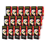 Agua De Coco Quadrado Sabor Morango 27 Caixinha De 200ml