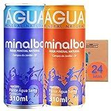 Agua Mineral 12 S Gás 12 C Gás MINALBA LATA 310ml