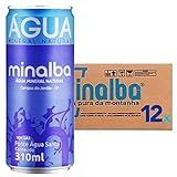 Agua Mineral S Gás MINALBA LATA 310ml 12 Unidades 
