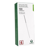 Agulha Acupuntura 0 18x8mm Cx 100 Un Pcte Lautz importada 