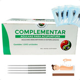 Agulha Acupuntura 25x30 Descartáveis Esterilizadas Kit 1000 Marianopole