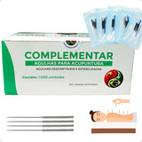Agulha Acupuntura Complementar 25x40 Descartáveis Esterilizadas Kit 1000