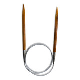 Agulha Circular 80 Cm Bambu aço Circulo