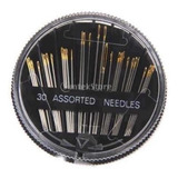 Agulha De Costura De Mão Kit C 30 Bardar Remendar Conserto