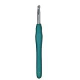 Agulha De Crochê Soft Cabo Emborrachado 4 50mm Circulo