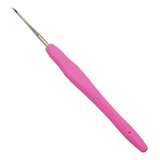 Agulha De Croche Soft Cabo Emborrachado Circulo Colorida