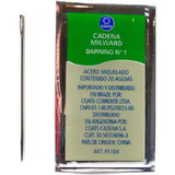 Agulha De Mão Coats Darning N 1 60 Agulhas