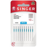 Agulha De Máquina Singer 2026 Denin Tecidos Jeans 10 Uni