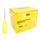 Agulha HiPodérmica Descartável 13 X 0 30 30 G X Cx 100un