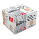 Agulha HiPodérmica Descartável 25x0 70mm Estéril 100u