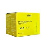 Agulha Hipodérmica Descartável Medix 13x0 30MM 30Gx1 2 Caixa Com 100 Unidades