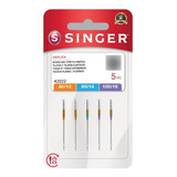 Agulha Mista N 12 14 16 P Máquina Overlock Singer 14sh754