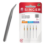 Agulha Mista Para Máquina Overlock Singer 14sh754 Pinça