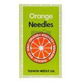 Agulha Orange Para Máquina Doméstica Hax1 Ponta Bola