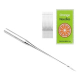 Agulha Orange Para Máquina Doméstica Hax1 Ponta Bola