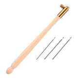 Agulha Para Bordar Crochê Pedraria Kit 3 Agulhas Bordado
