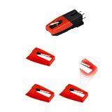 Agulha Para Toca Discos Visualsource Phonograph  1 Cartucho De Toca Discos Com 3 Peças De Agulha De Diamante Para Toca Discos Crosley Vinyl Player  Para Victrola Para LP