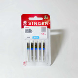 Agulha Singer Ponta Bola 2045 Stretch 10 Peças
