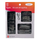 Agulhas Grandes De Costura A Mão P Roupas Couro Kit C 60