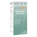 Agulhas Para Acupuntura 0 20 X 30mm Uniqmed Com 100 Unidades