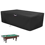 Agustone Capa De Mesa De Bilhar De 2 8 M à Prova D água Para Mesa De Sinuca De 2 9 M Capa Resistente Para Uso Interno 236 X 134 X 81 Cm