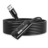 AGVEE Cabo De Extensão Ativo USB 3 0 De 16 5 Pés 5 M Extensor USB 3 0 Macho Para Fêmea Com Amplificador De Sinal Para Oculus VR índice De Válvula XBox 360 Kinect Disco Rígido Portátil De 6 3 Cm E