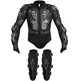 Aikelai Jaqueta Protetora Para Motocicleta Adulta E Joelheiras Acessórios Para Motocicleta Protetor De Tórax Para Coluna Vertebral Armadura De Peito De Corpo Inteiro Para Motocross Equipamento De