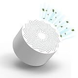 Aimery Removedor De Odor E Fumaça Purificador De Ozônio Ambientador Silencioso Mini Purificador De Ar Branco HEPA 2 8m Bateria Recarregável