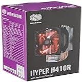 Air Cooler Para Processador Cooler Master Hyper H410R Led Vermelho Com 4 HeatPipes E Ventoinha 92mm
