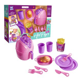Air Fryer Brinquedo 12 Peças Cozinha Infantil Fritadeira