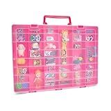 AISLE 3 ESSENTIALS Estojo De Armazenamento De Brinquedos De Plástico Para Mini Brinquedos Colecionáveis Pequenos Doces Brinquedos Shopkins Carros Hot Wheels Bonecas LOL Carros De Caixa De