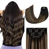Aison Extensões De Cabelo Humano Real 70 G Preto Natural A Castanho Castanho 100 Remy Cabelo Humano Grampo Em Extensões 7 Peças 16 Clipes Um Pacote 38 Centímetros Extensões De Cabelo Castanho Clip