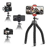 Aitteel Tripé Para Celular Mini Tripé Suporte Portátil Para Câmera De Viagem Suporte Para Celular Tripé De Polvo Flexível Mesa De Viagem Ao Ar Livre Compatível Com IPhone Telefones