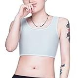 Aivtalk Espartilho Esportivo De Compressão Super Plana Respirável Tomboy Grey 3G
