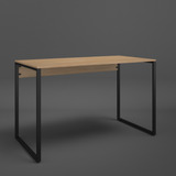 Ajc Mesa Estilo Industrial Multiuso Cozinha Jantar Alta Qualidad Cor Da Tampa Lâmina Dourada Cor Dos Pés Preto