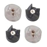 AJS Spares 2 Peças De Misturador E 2 Peças De Engrenagem De Acoplador De Jarra Adequadas Para Liquidificadores MAGIC BULLET Blenders MB1001 Series 