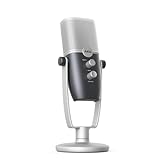 AKG Pro Audio Microfone Condensador Profissional USB C Ara Modos De Captura De áudio De Padrão Duplo Para Podcasts Blogs De Vídeo Jogos E Streaming Azul E Prata