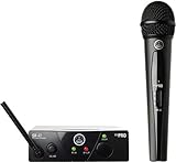 AKG Pro Audio WMS40MINI Conjunto Vocal Banda US25D Sistema De Microfone Sem Fio Com Receptor SR40 E Mini Transmissor De Bolso PT40