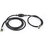 Akozon Conjunto De Mangueira De Linha De Combustível Conjunto De 3 M Primer Bulbo Conector De 8 Mm Linha De Mangueira Apto Para Motores De Popa EVINRUDE JOHNSON OMC