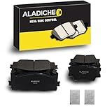 ALADICHE Conjunto De Pastilhas De Freio De Disco De Cerâmica Dianteiras Traseiras Atualizadas Compatível Com 2007 2017 Para Toyota Camry 2008 2018 Para Toyota Avalon 2007 2018 Para Lexus ES350 