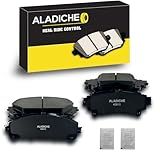 ALADICHE Conjunto De Pastilhas De Freio De Disco De Cerâmica Dianteiras Traseiras Atualizadas Compatível Com 2010 2015 Para Lexus RX350 2010 2015 Para Lexus RX450h 2014 2019 Para Toyota Highlander 