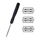ALADRS Kit De Conector De Pulseira De Relógio Compatível Com Adaptador Para Apple Watch De 38 Mm 40 Mm 42 Mm E 44 Mm Para IWatch Séries 5 4 44 Mm E 40 Mm Séries 3 2 1 42 Mm E 38 Mm 