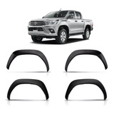 Alargador De Paralama Hilux 2020 A 2021 Preto Poliuretano