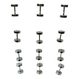Alargador N  1 Túnel 1mm Kit C 12 Unidades Aco Inox